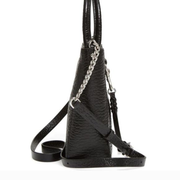 Rebecca Minkoff Black Textured Leather Tote - Picture 12 of 15